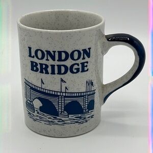 LONDON BRIDGE LAKE HAVASU CITY ARIZONA BLUE AND GRAY VINTAGE MUG